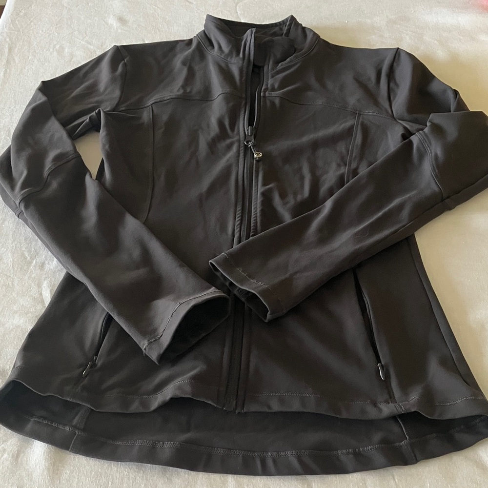 Gray Full-Zip Jacket - image 2